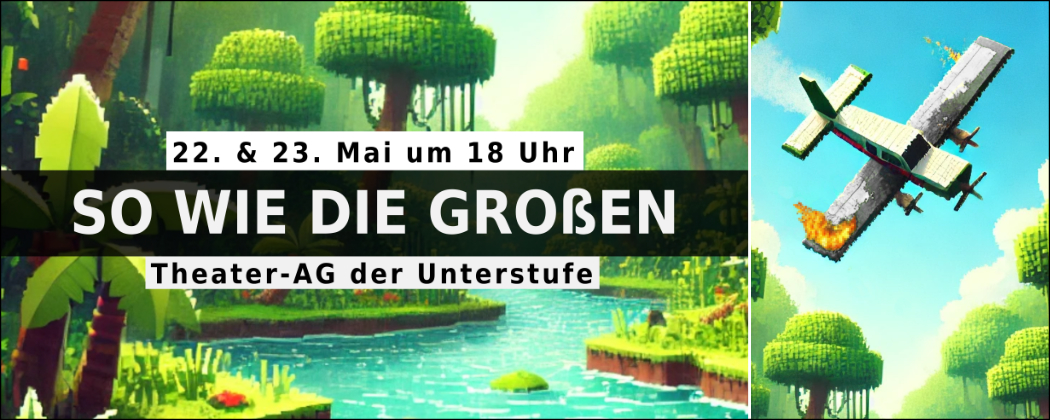 Am Donnerstag und Freitag spielt die Theater-AG in der Ellenriederhalle!