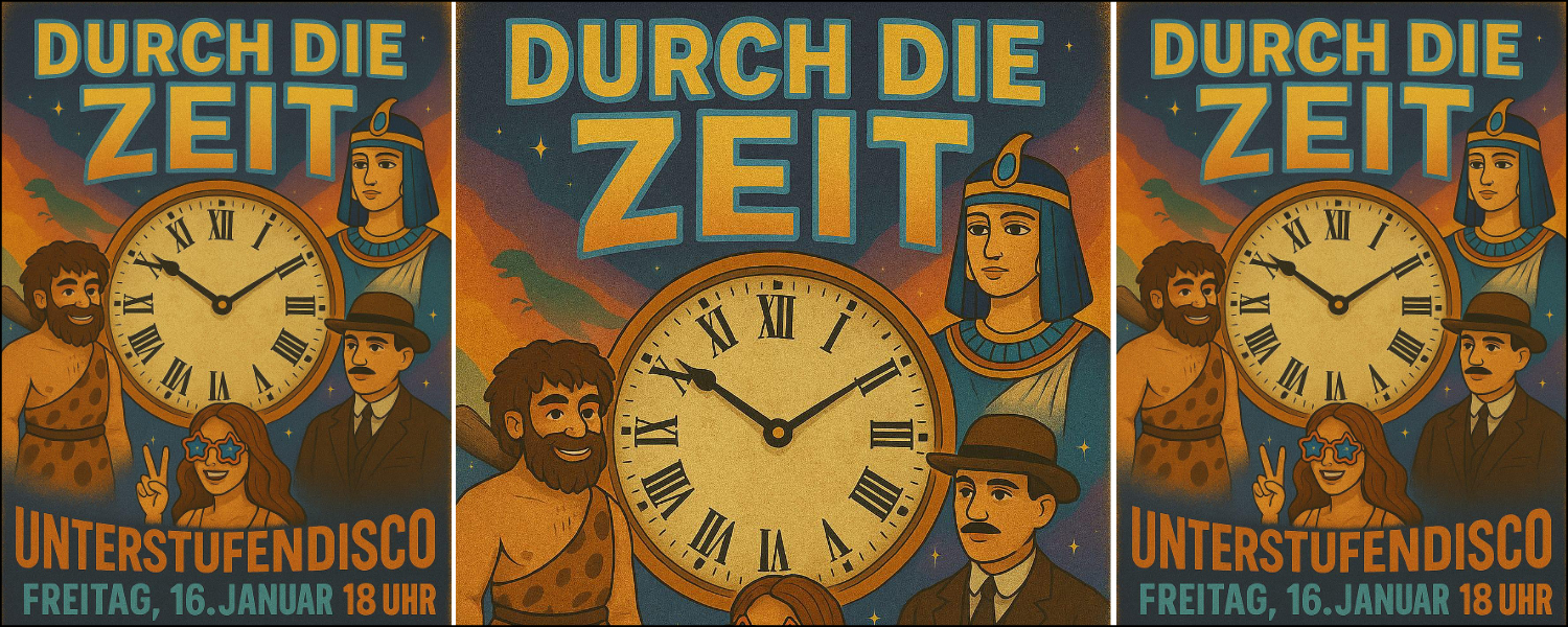 Am Freitag ist Discozeit: Die Unterstufendisco steht an!