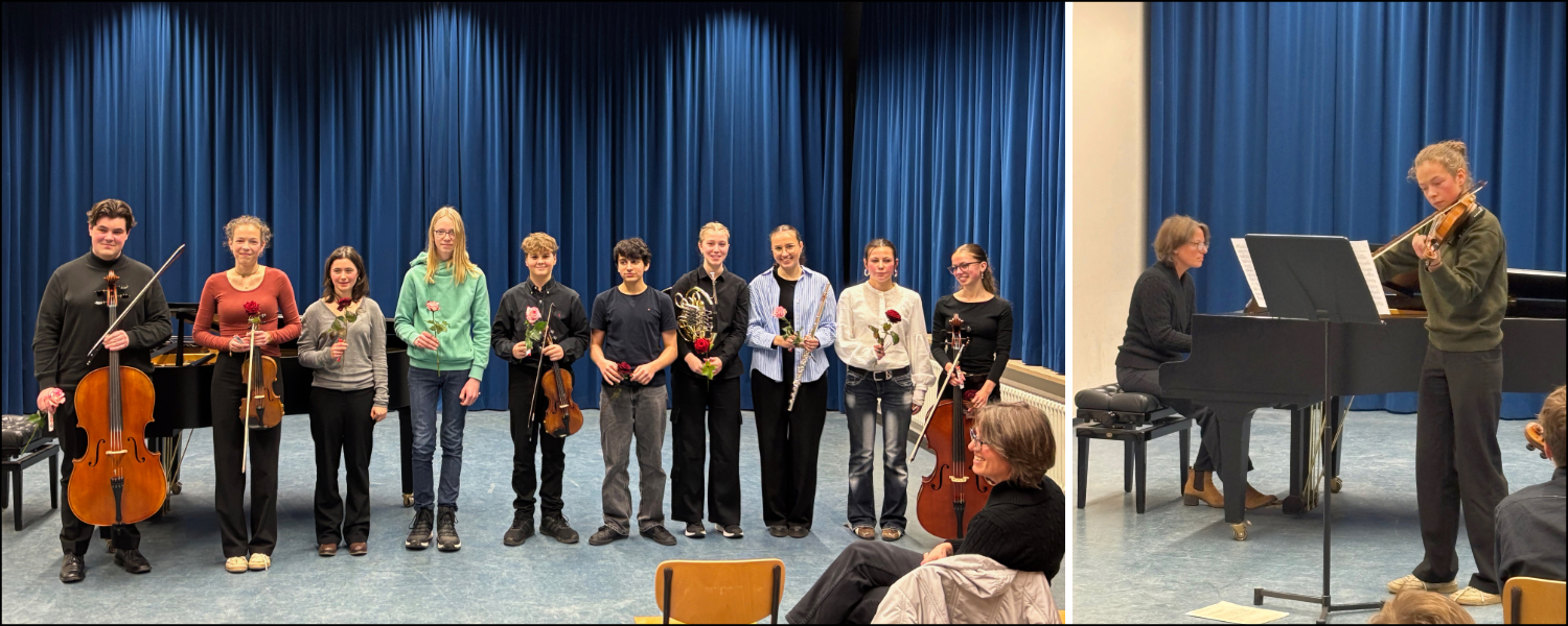 Schüler:innen begeistern beim Kammerkonzert!